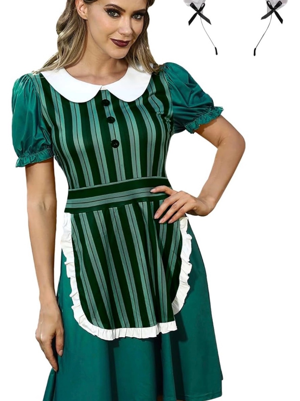 Haunted Mansion Maid Costume with Headband